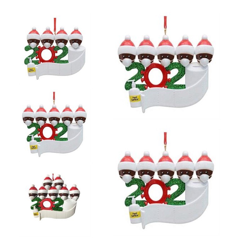 2020 Personalized Name Xmas Tree Hanging Quarantine Ornament