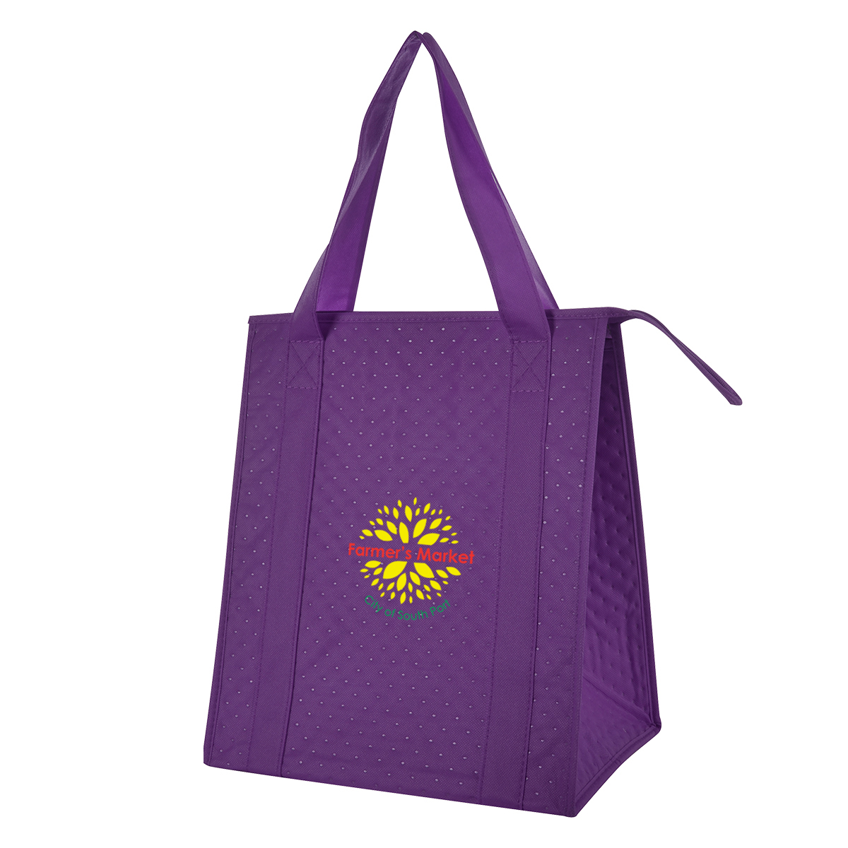 Dimples Non-Woven Cooler Tote Bag 11