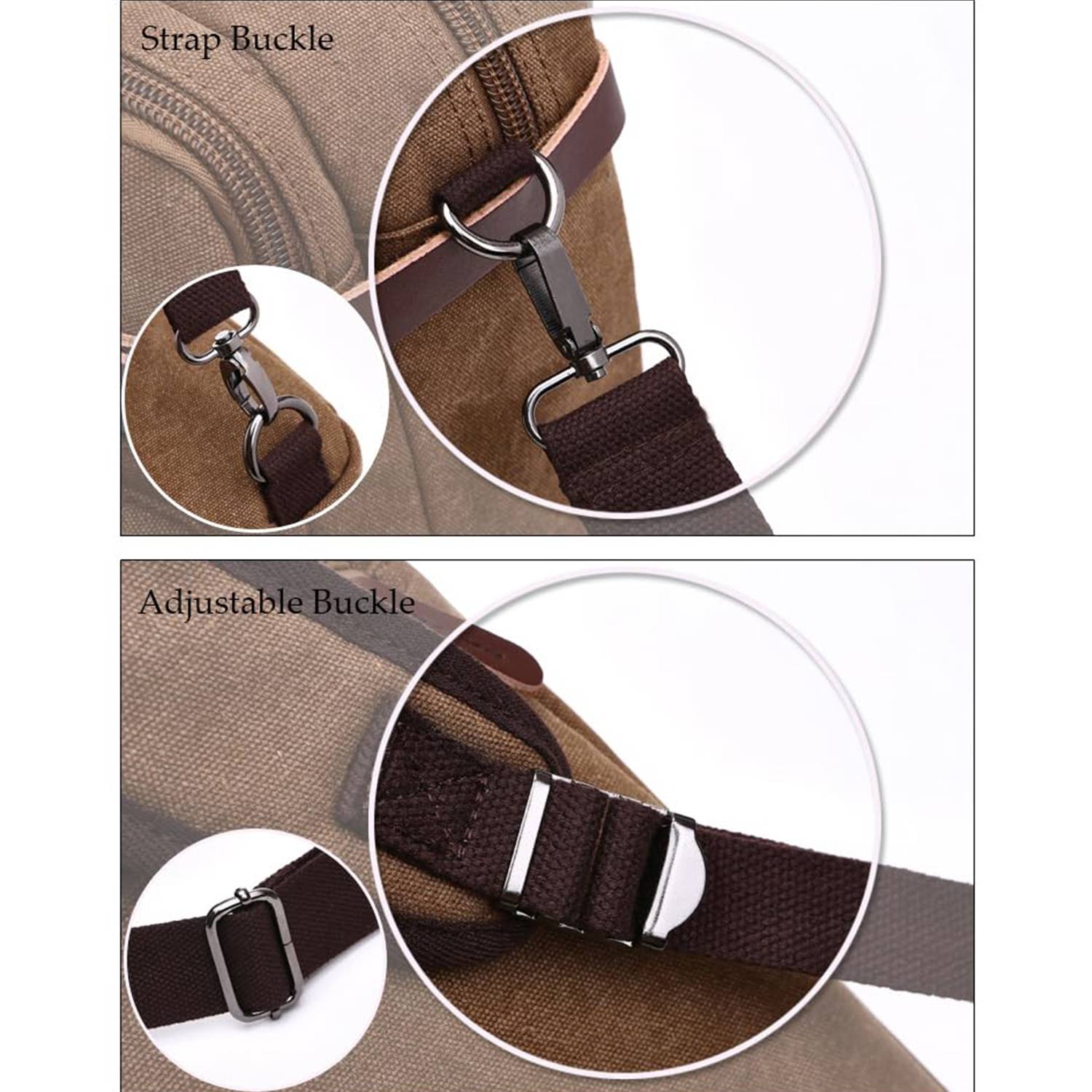 Laptop Tote Bag 3 in 1 Convertible Messenger Briefcase 4