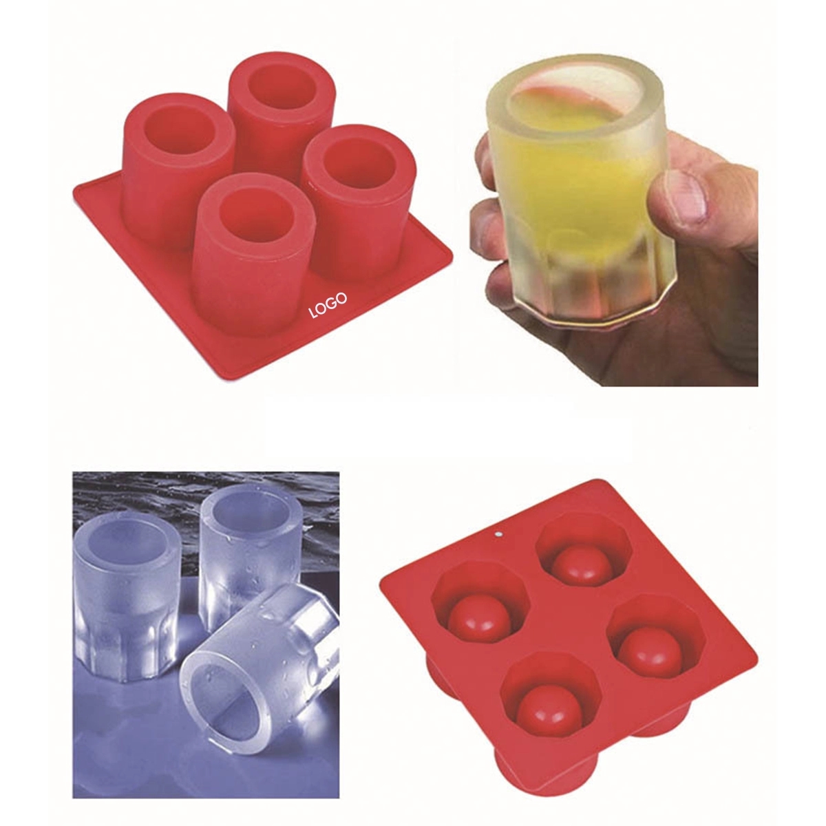 Silicone Shot Glass Ice Mold 2