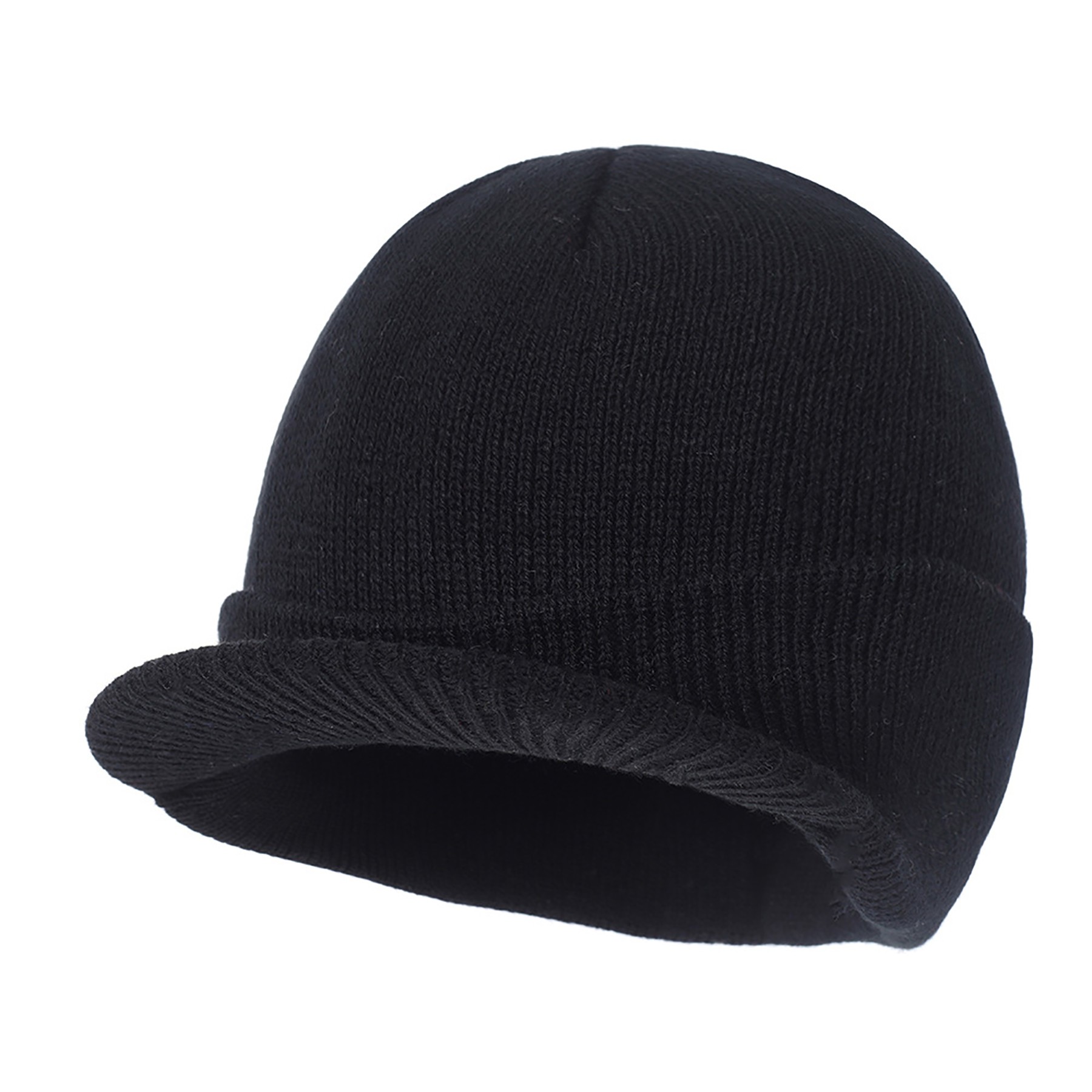 Winter Beanie With Brim 8