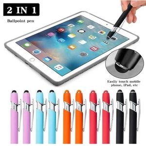 2 in 1 Multifunction Metal Ball Pen with Stylus Soft Touch Screen 2