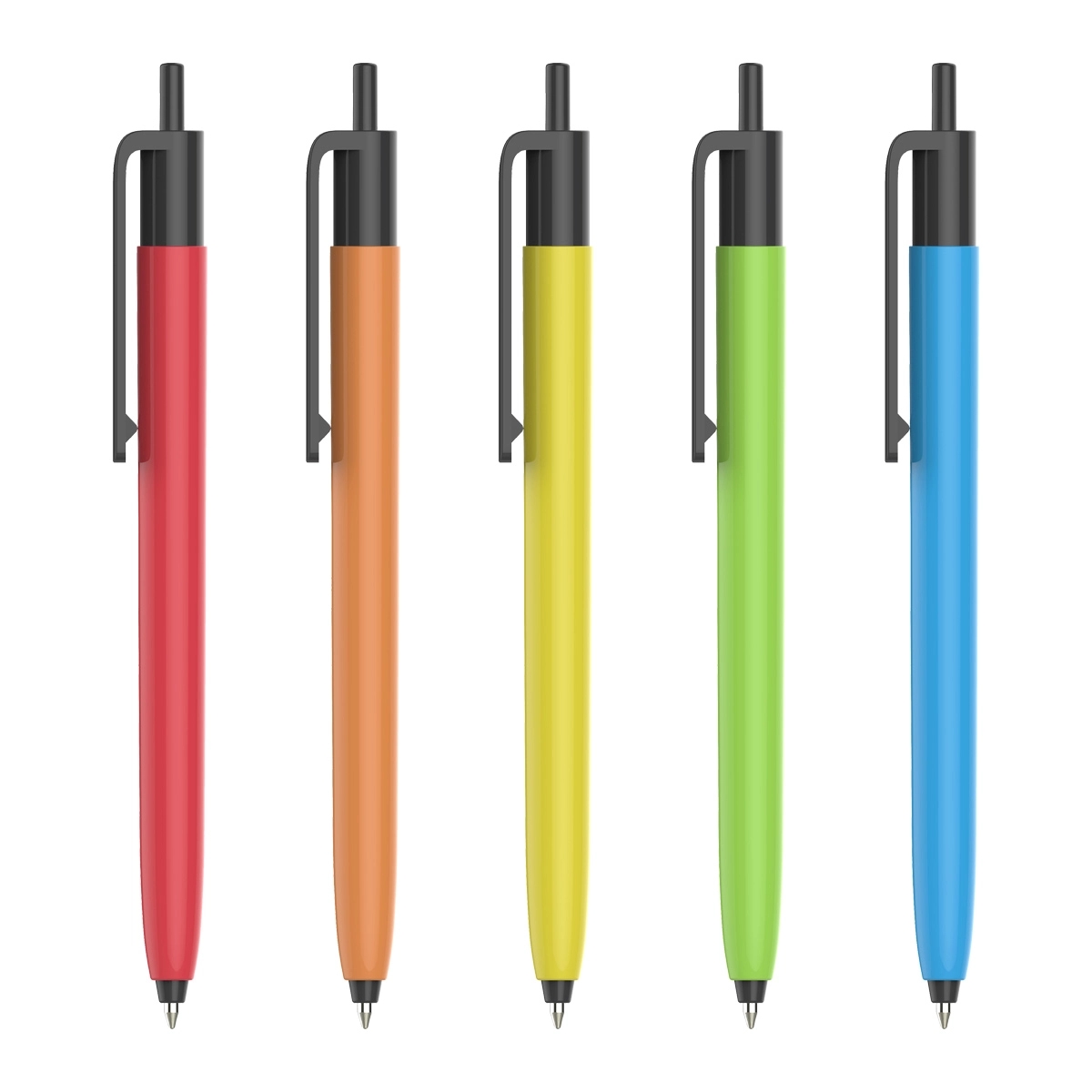 Full Color Black Plastic Pens 4