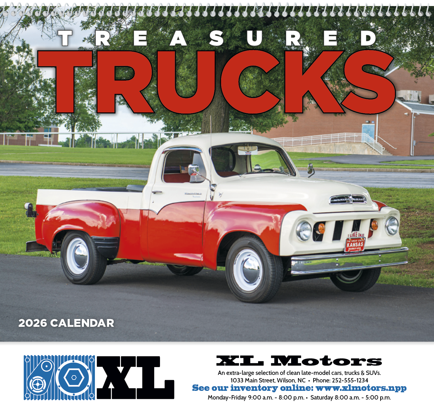 Good Value™ Treasured Trucks - Spiral Calendar 2
