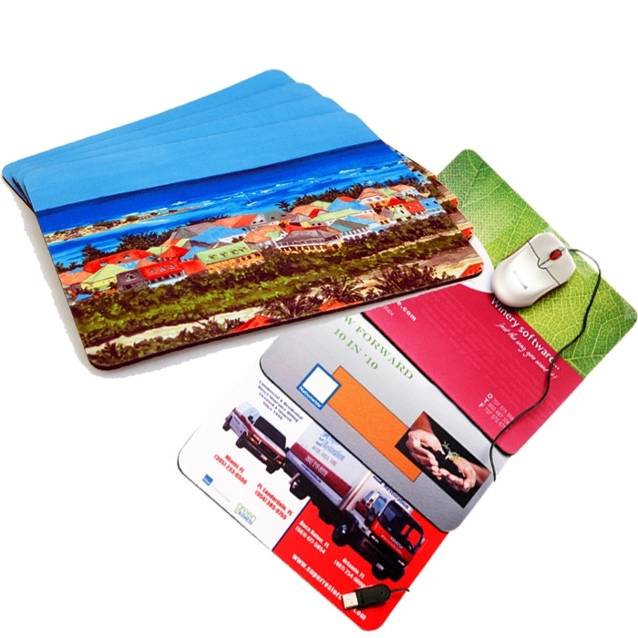 Square Fabric Mouse Pad (7 1/2" x 8" x 1/8") 3