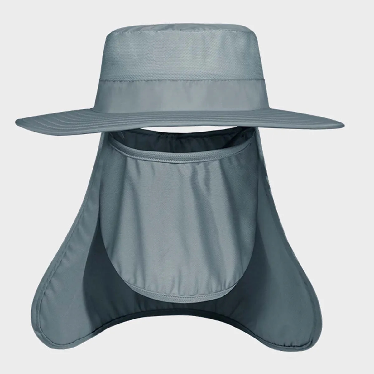 Protection Wide Brim Fishing Hat With Face And Neck Flap 2
