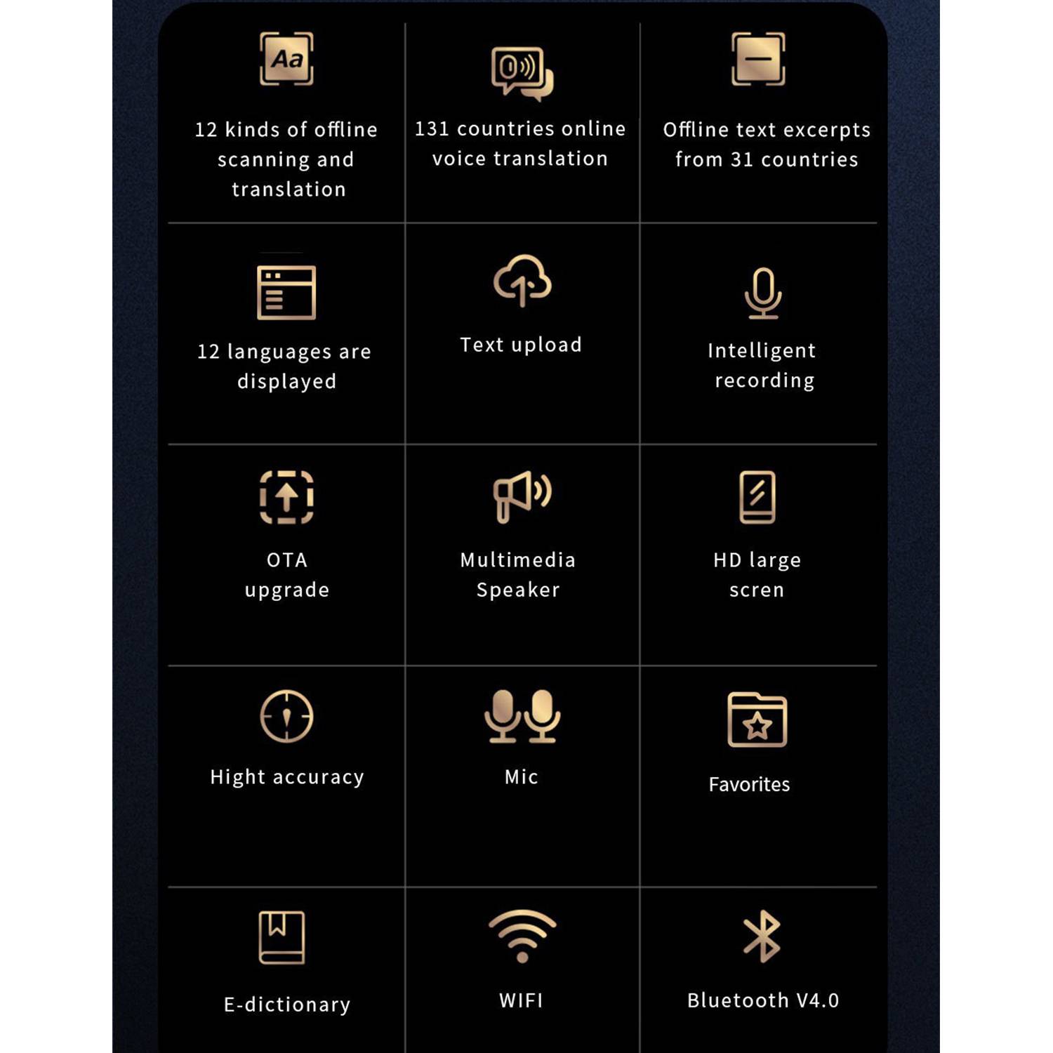 Two-Way Multilingual Scan Reader Translation Pen 7
