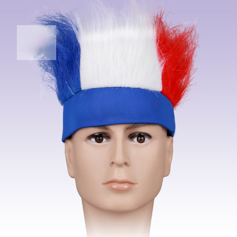 American Crazy Wig With Headband Mohawk 3