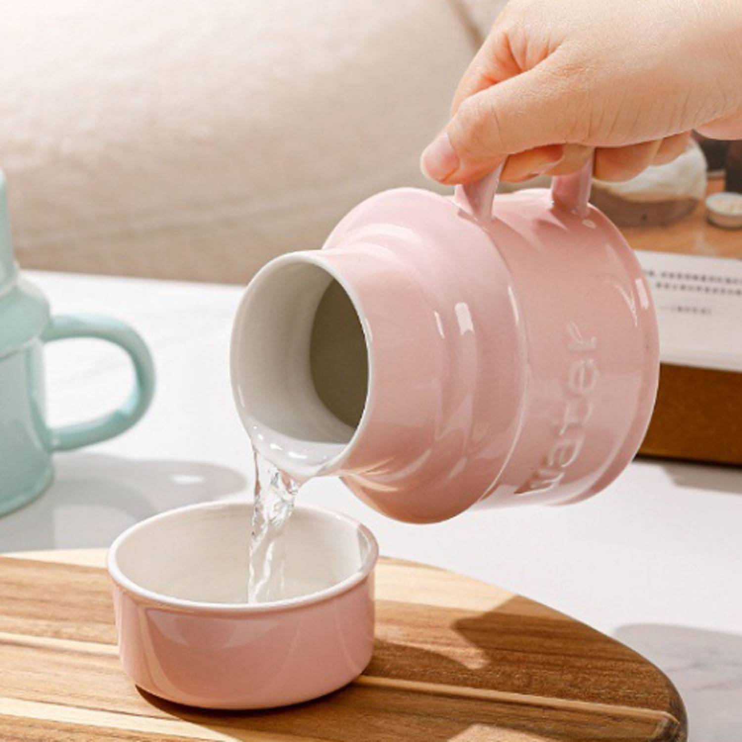15oz Durable Ceramic Mug w/ Handle and Large Capacity 8