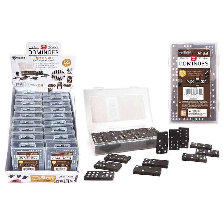 Wood Dominos Sets - 55 Pieces 2