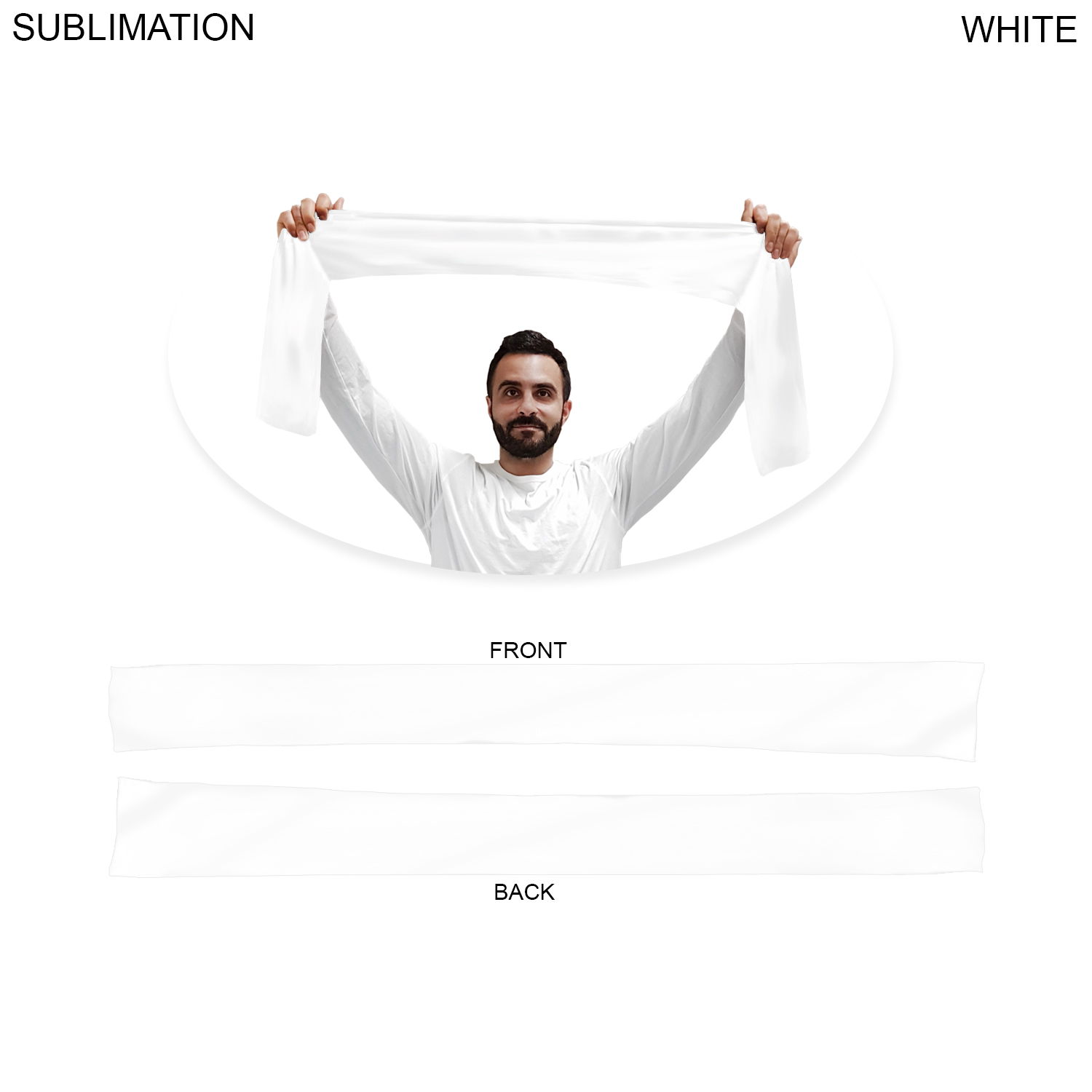 48 Hr Quick Ship - Sublimated Soccer Football Stadium Scarves, 6x60, Sublimated edge to edge 2 sides 2
