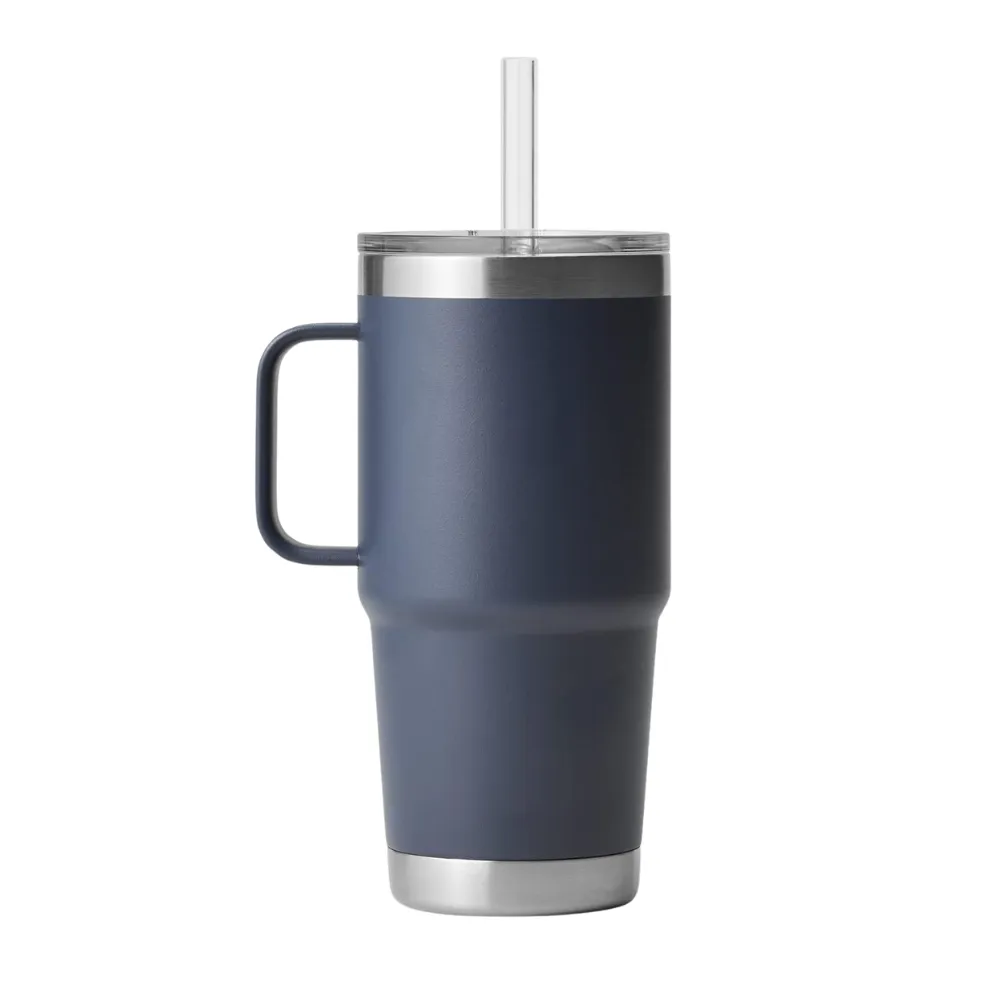 25oz. Insulated Tumbler with Handle and Straw 9