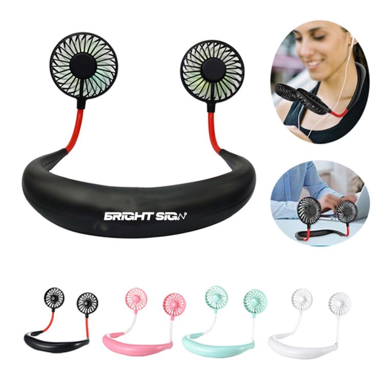Personalized USB Rechargeable Neck Fan 2