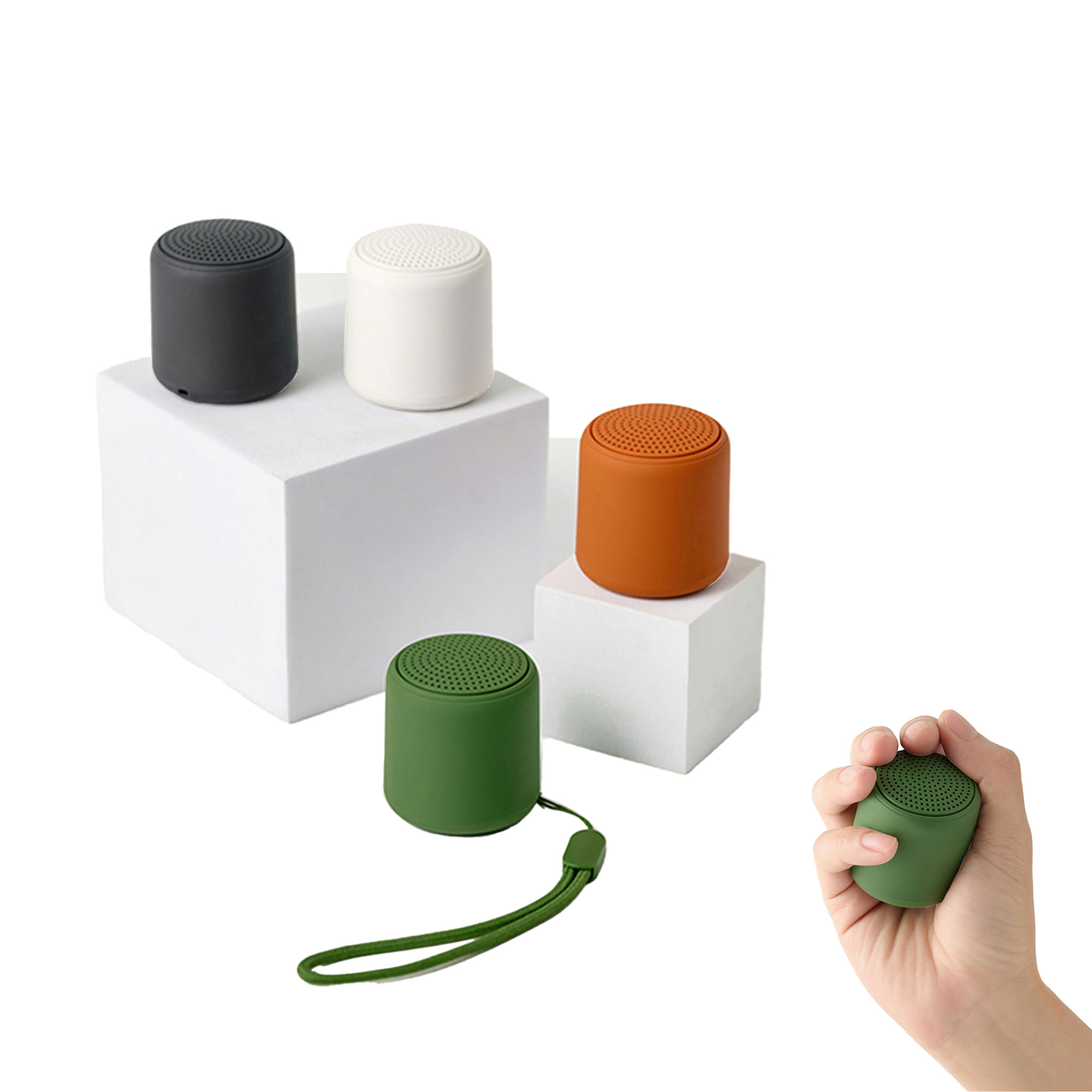 MOQ 20 Customizable Mini Macaron Wireless Speaker 4