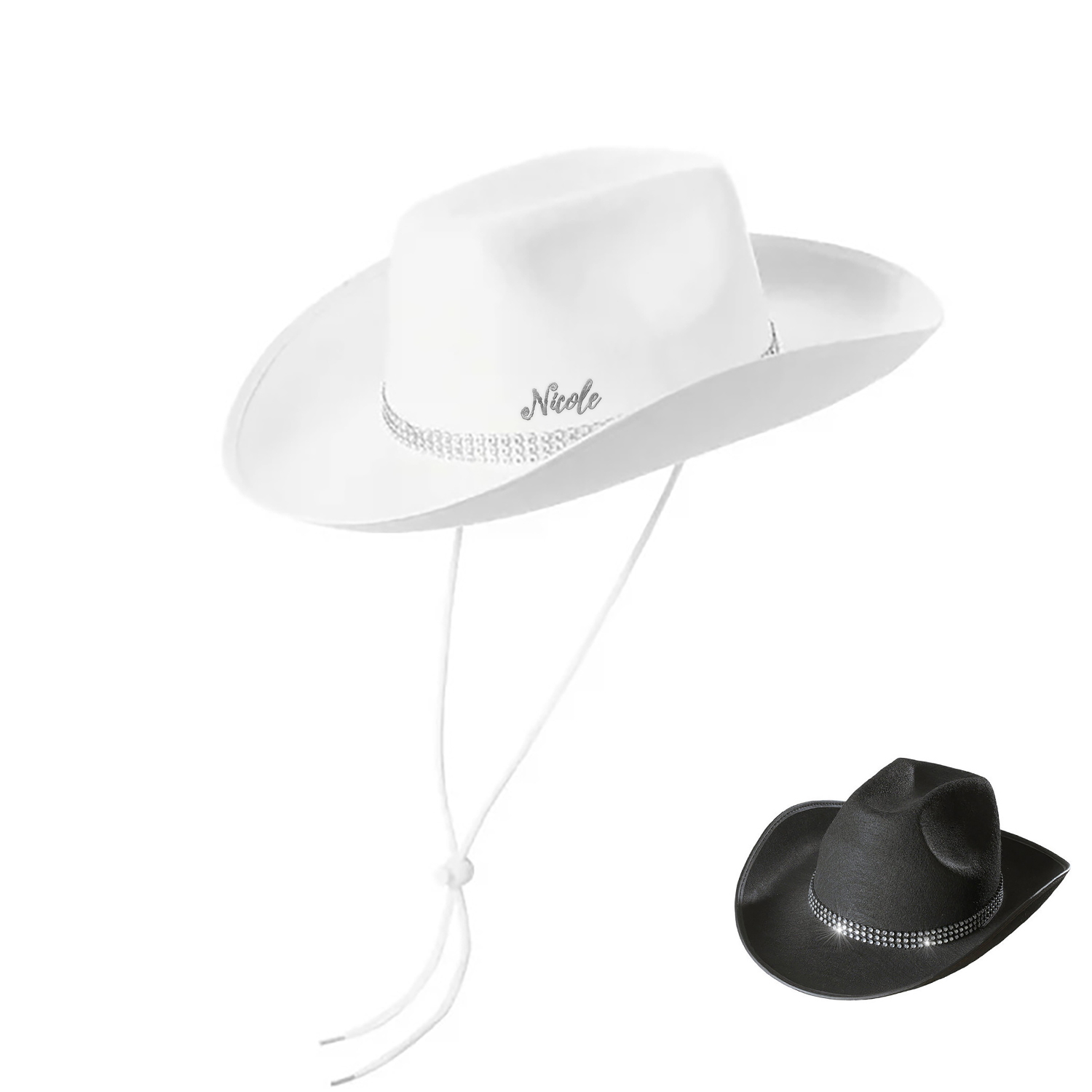 Adjustable Shiny Cowboy Hat - Western Style 3