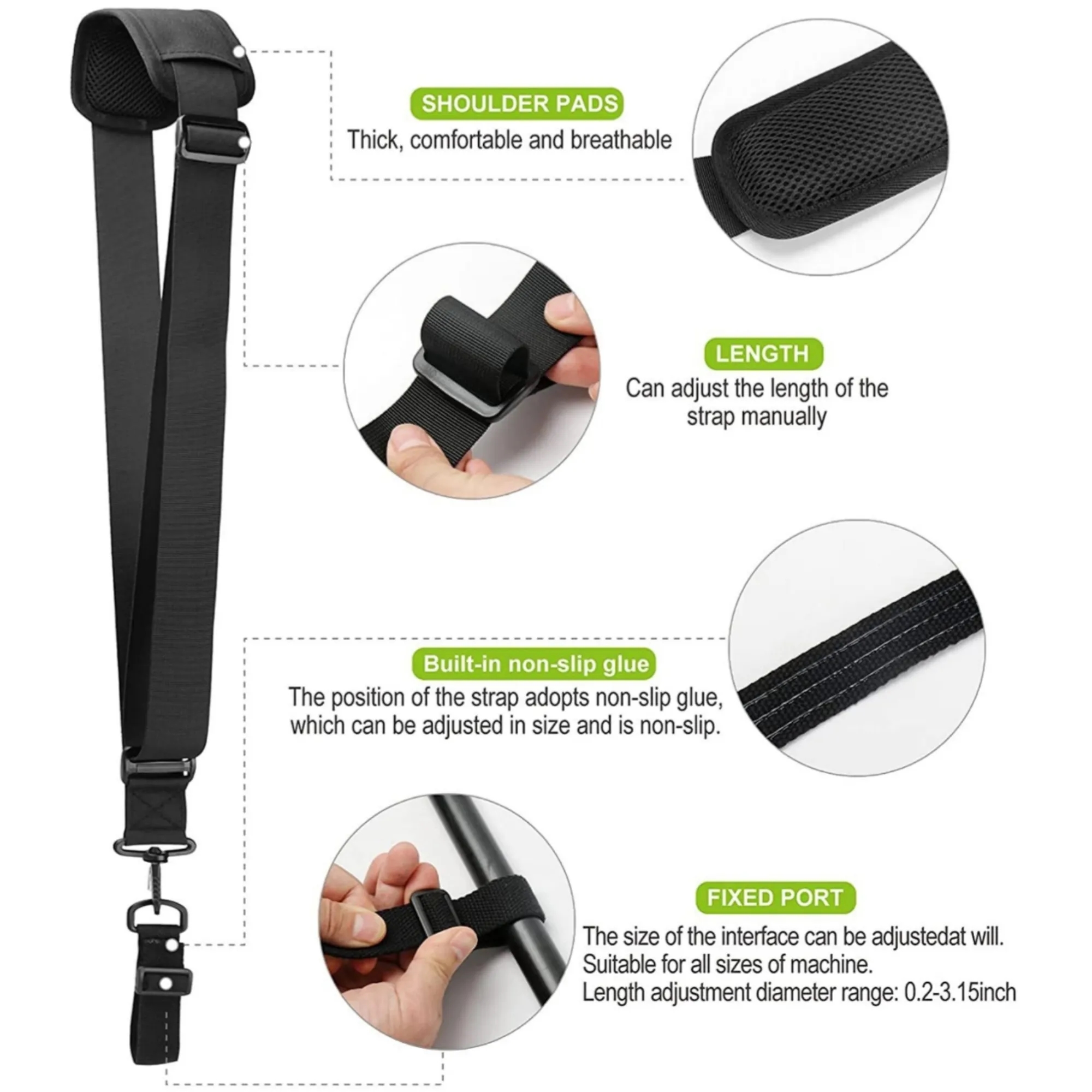 Nylon Grass Trimmer Shoulder Strap 4