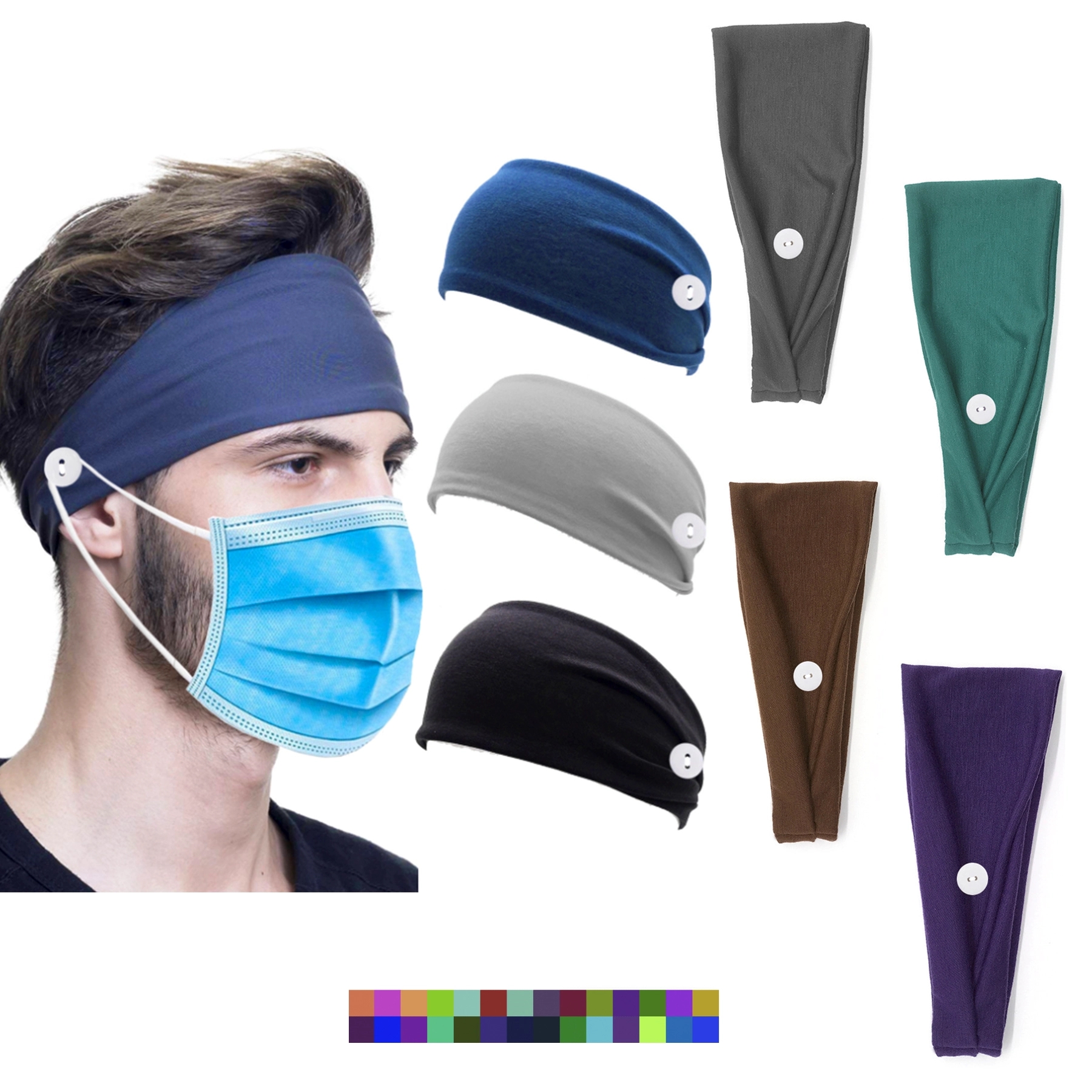 Fastened Headband For Masks 2