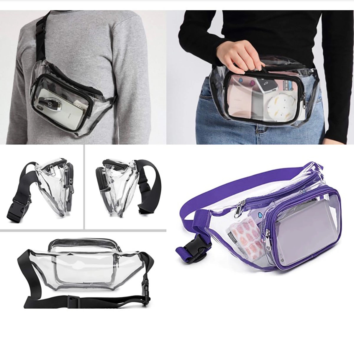 Transparent Pvc Fanny Pack Sports 4