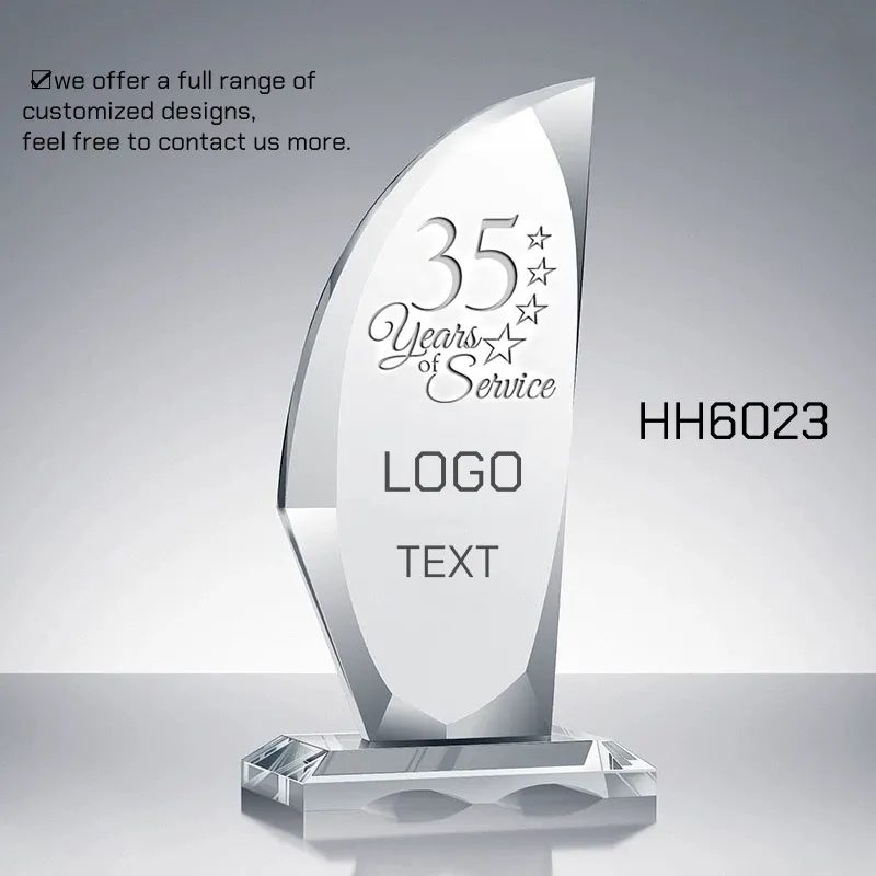Sailing Crystal Trophy Award Wholesale 1