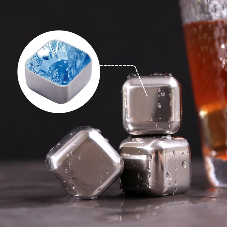 Stainless Steel Chilling Reusable Ice Cubes 2