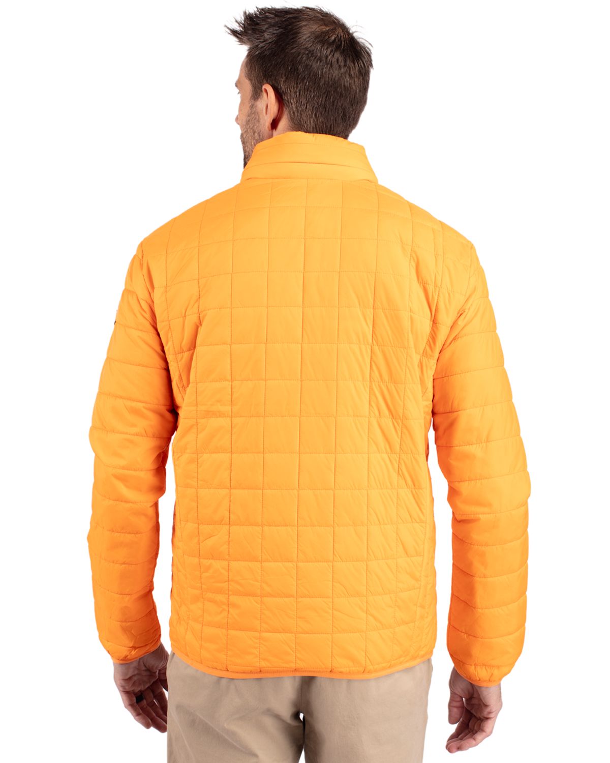 Cutter & Buck Rainier Recycled Insulated Puffer Mens Full Zip Jacket 58