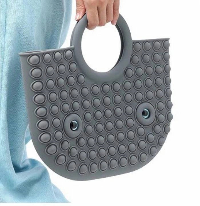 Handbag Push Pop Fidget Toys Silica Gel Tote Bag 8