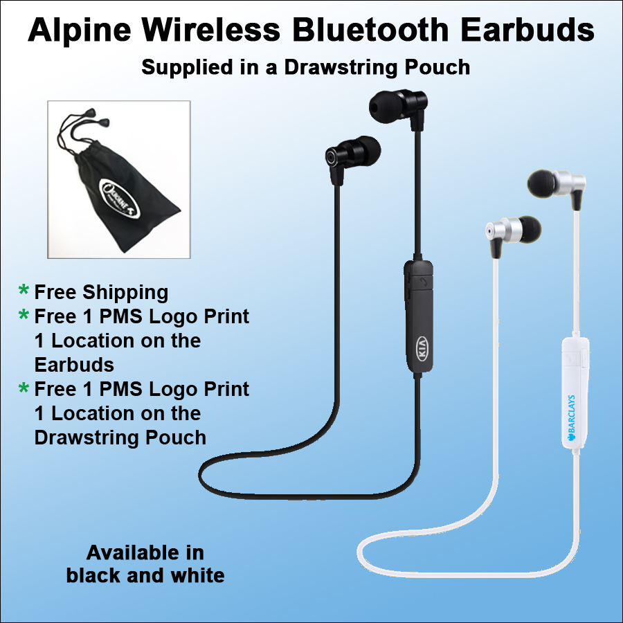 Alpine Wireless Bluetooth Earbuds