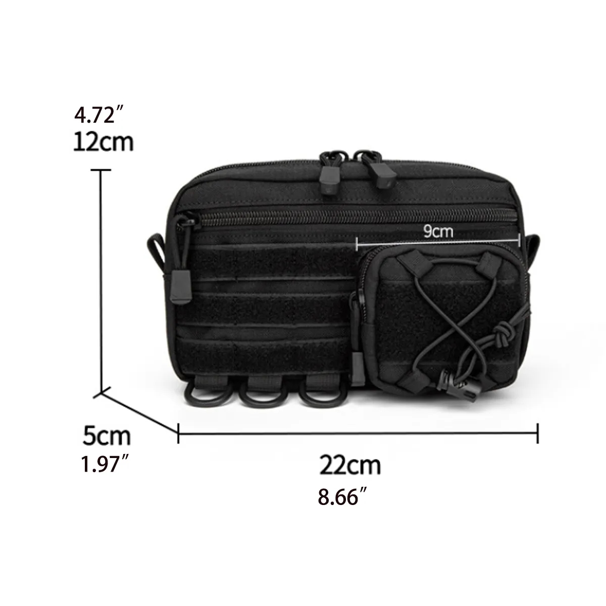 Tactical Waist Belt Bag Pouch Utility Tool Organizer 6