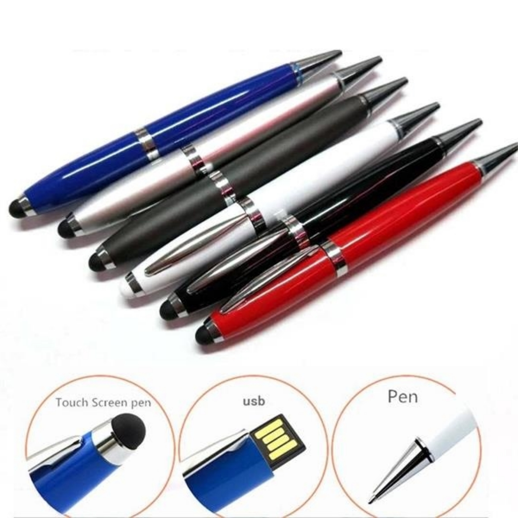 Light Metal Pen With USB 1