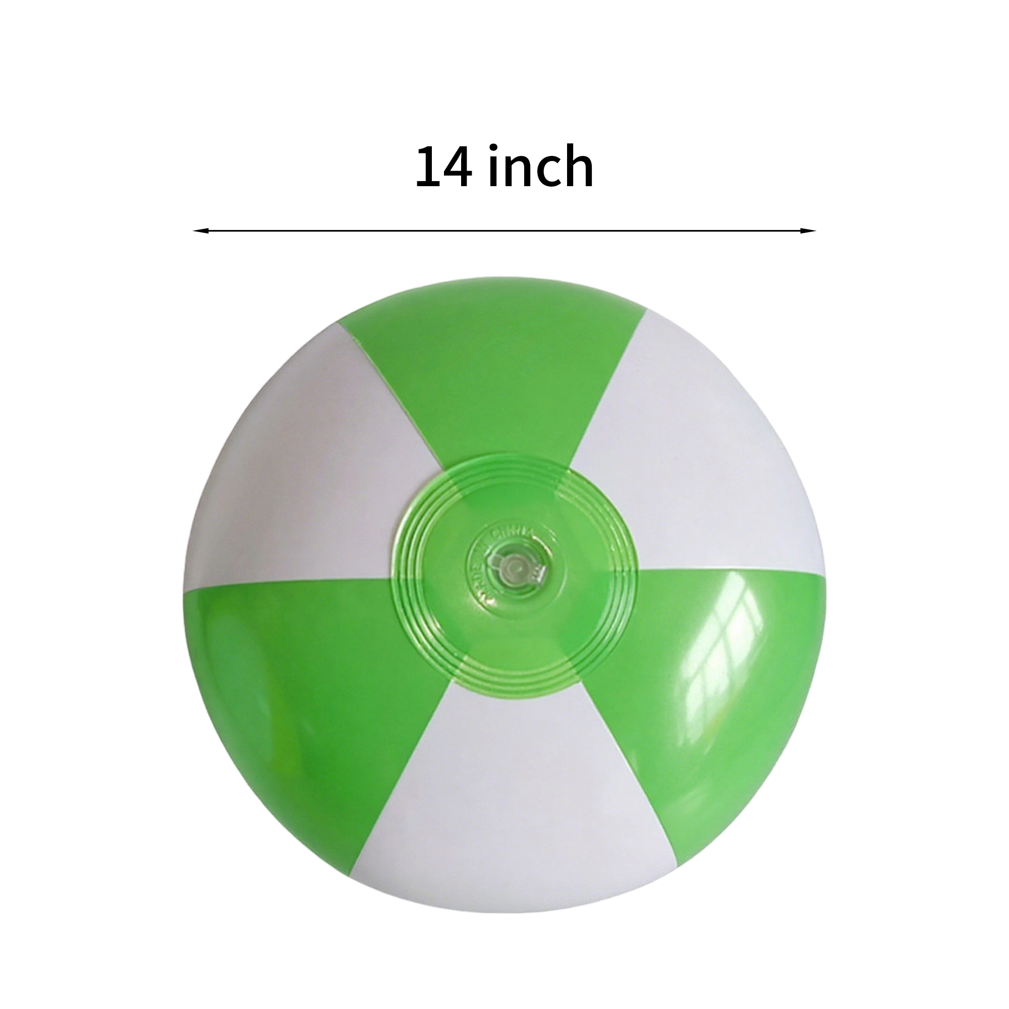 PVC Inflatable Ball With Two Tone Design 14" Diameter 8