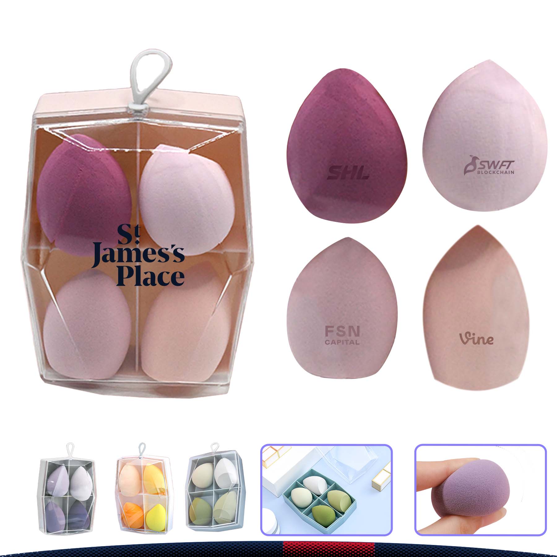 Vicnat Beauty Sponge Set 3