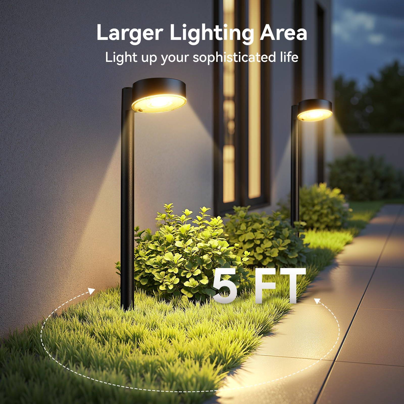 Outdoor Solar LED Garden Lights-Ground Insertion Decor 2