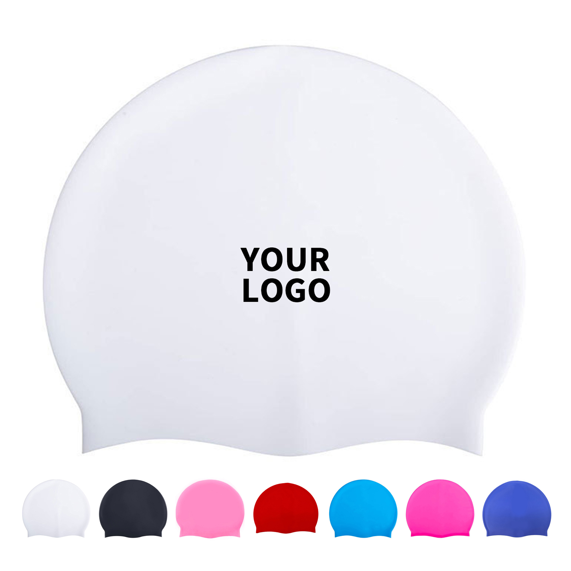Silicone Swimming Cap 8.5" x 7.5" 5