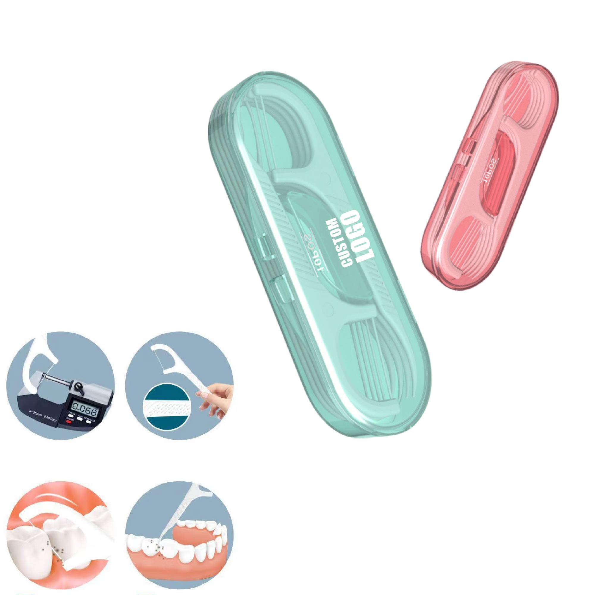 MOQ 10 pcs Floss Pick Dispenser 2
