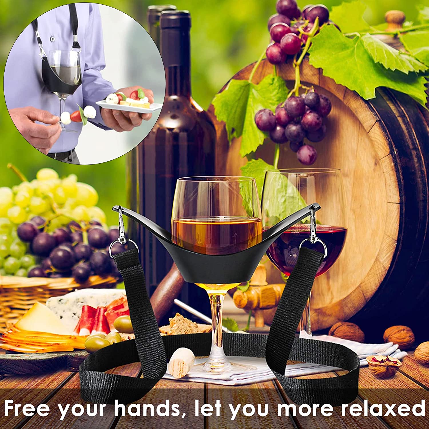 Wine Glass Holder Lanyard 1
