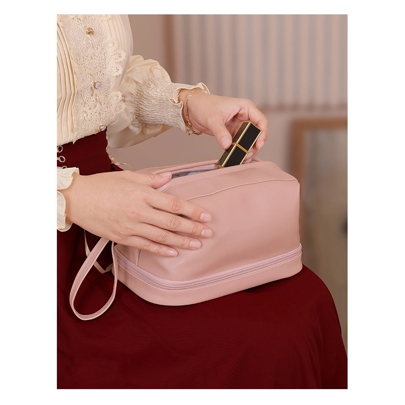 Custom Travel Makeup Organizer Pouch & Cosmetic Toiletry Bag 8