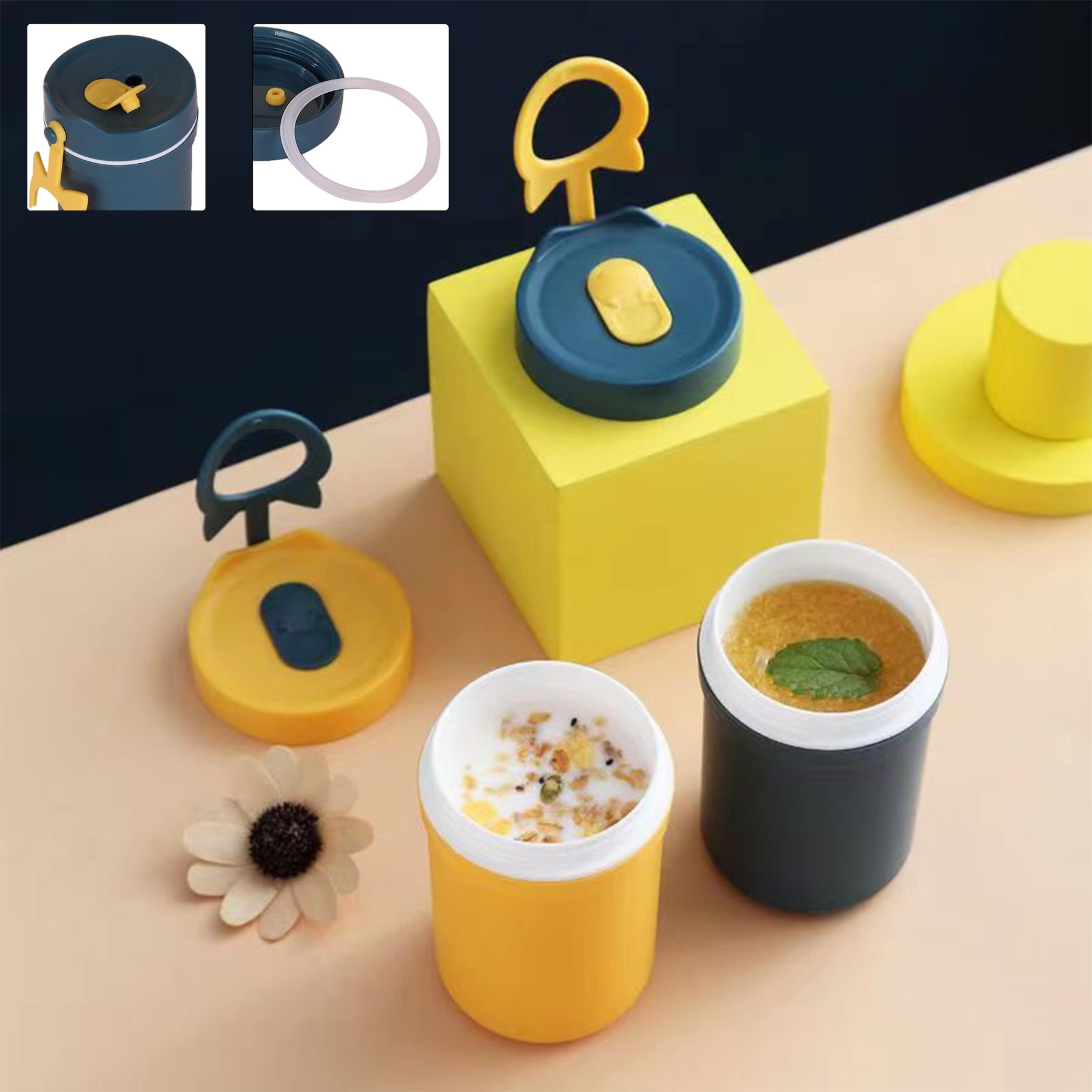Portable Double-Layer Insulation Cup 5