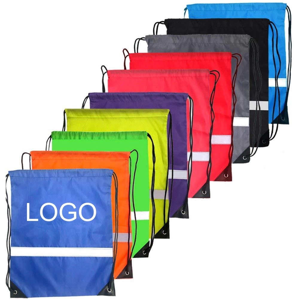 Reflective Safety Drawstring Bag (190T) 3