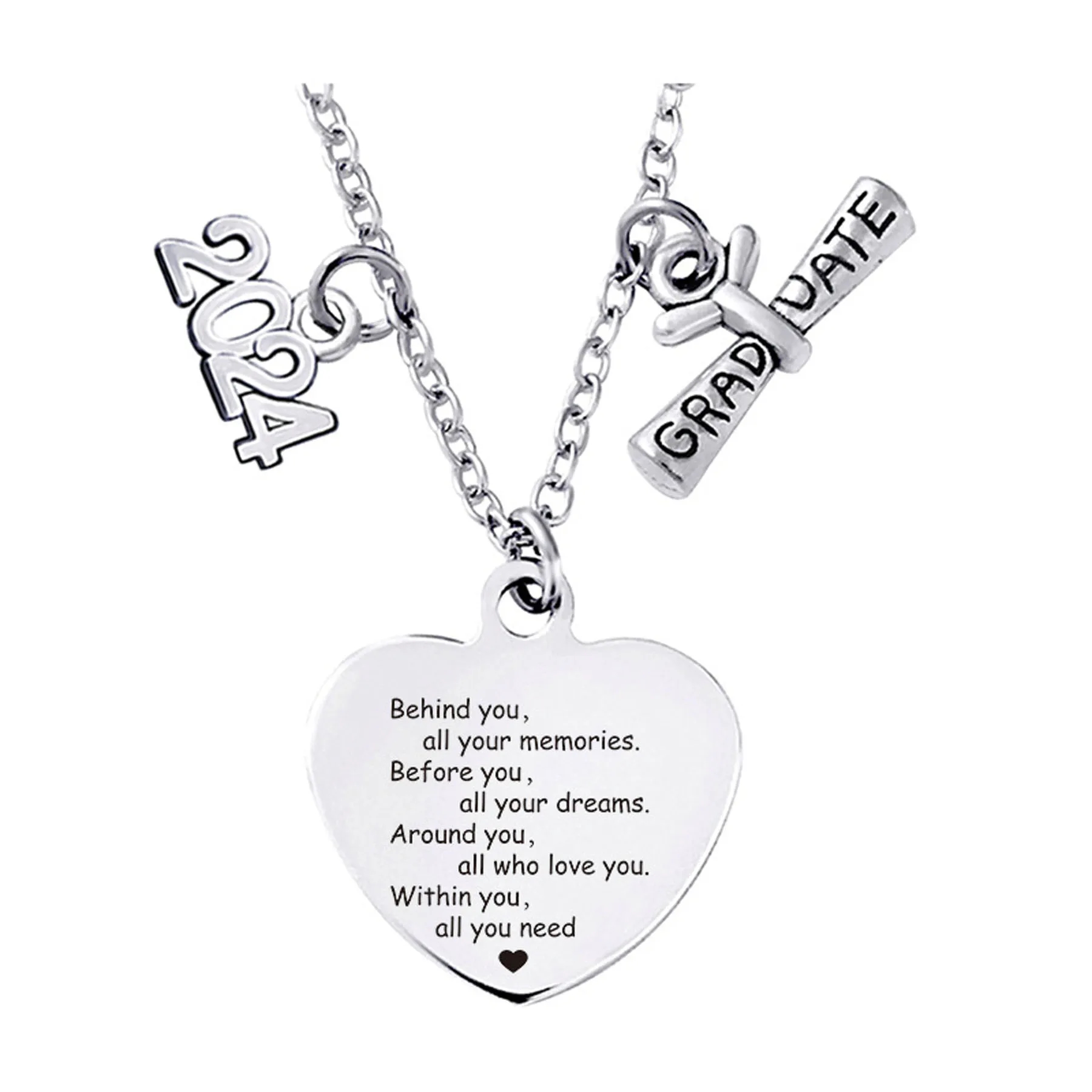 Stainless Steel Graduation Gift Necklace 8