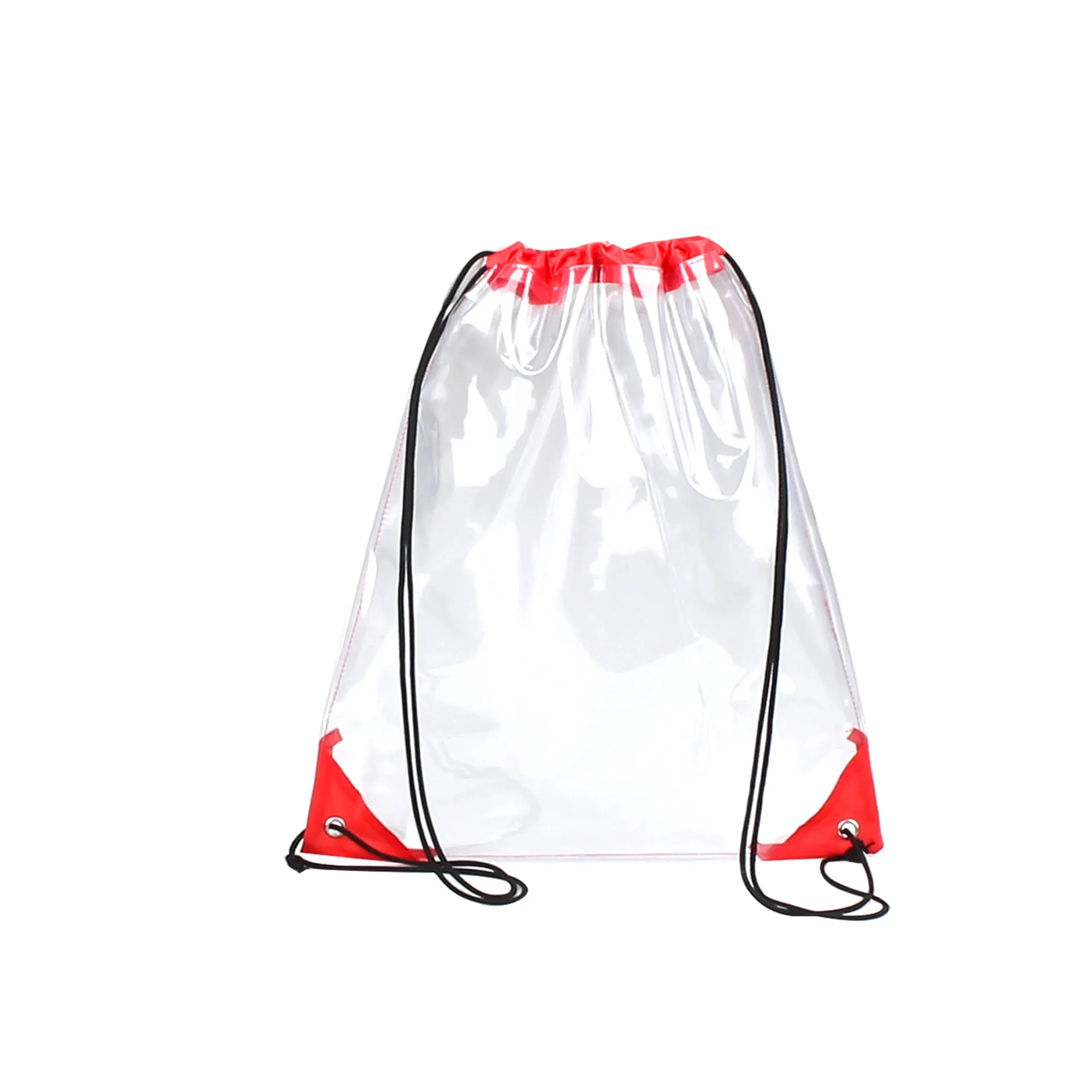 Waterproof Clear Plastic Drawstring Backpack 4