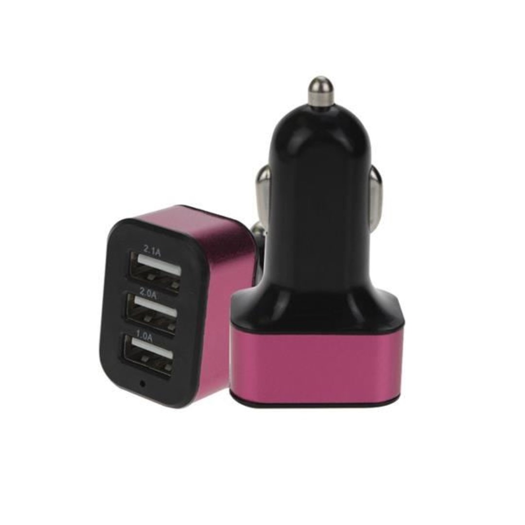 Three-Port USB Car Charger 1