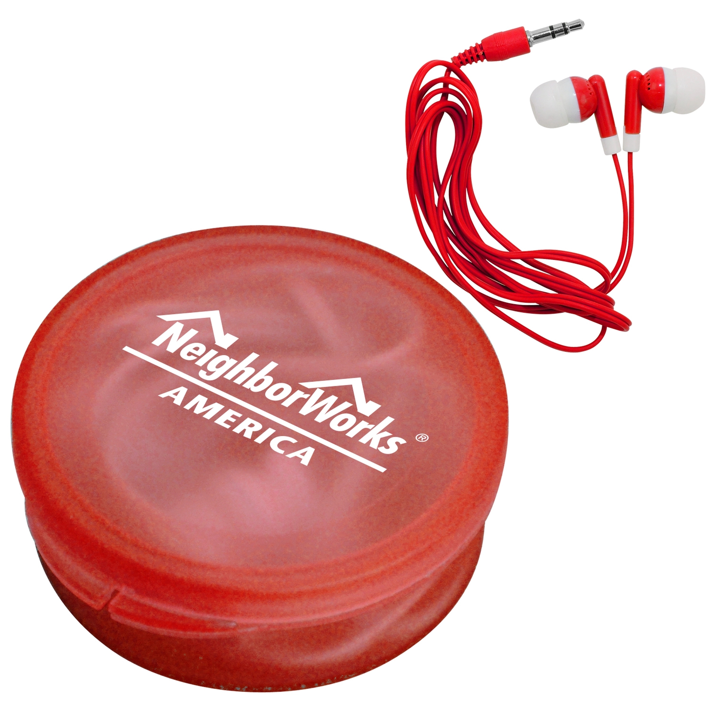 Matching Ear Buds & Round Case 3