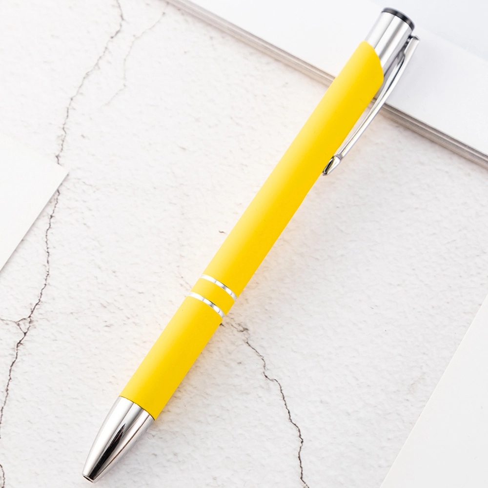 Promotional Softy Rubber Gel Paragon Metal Pen 4