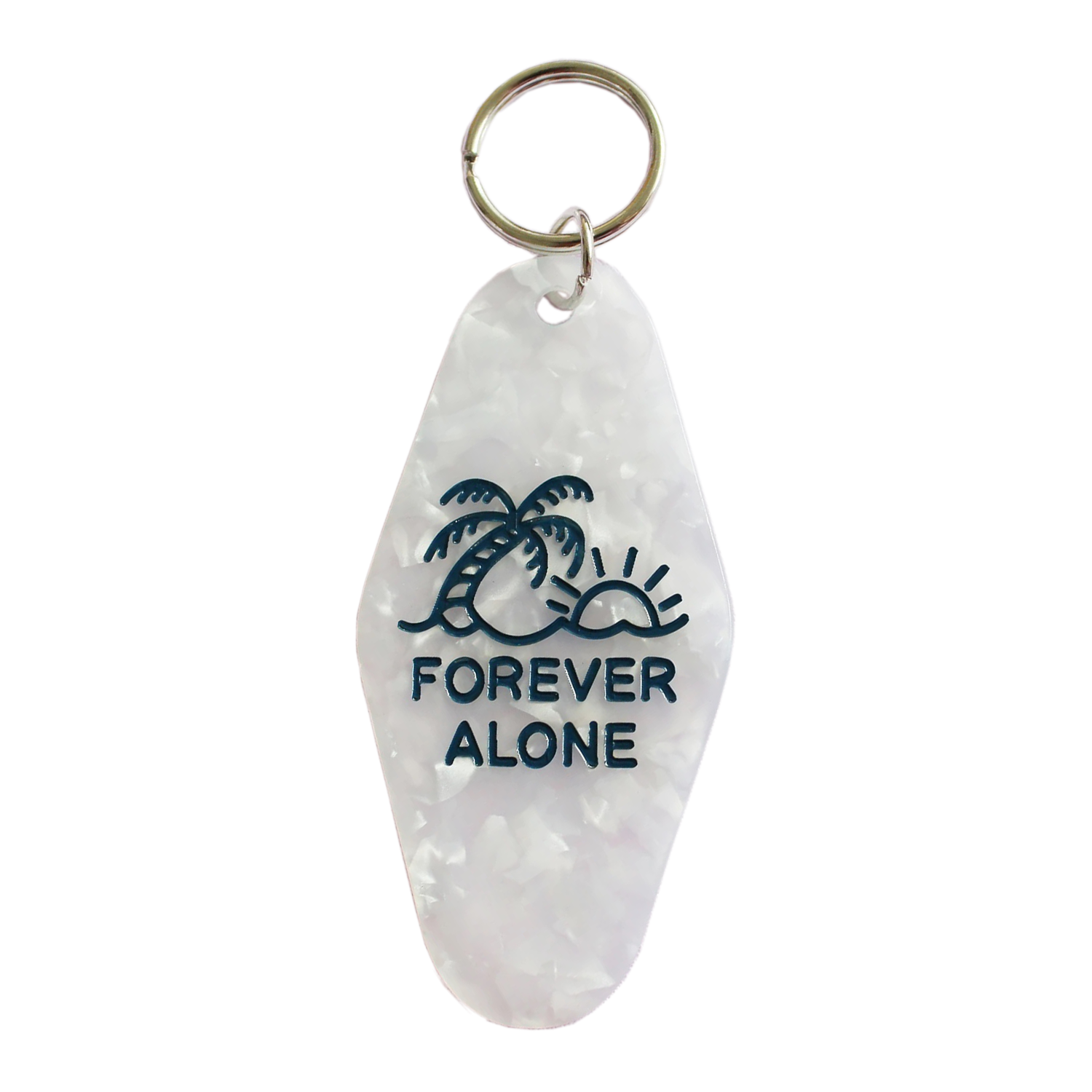 Acrylic Marble Motel Keychain 1