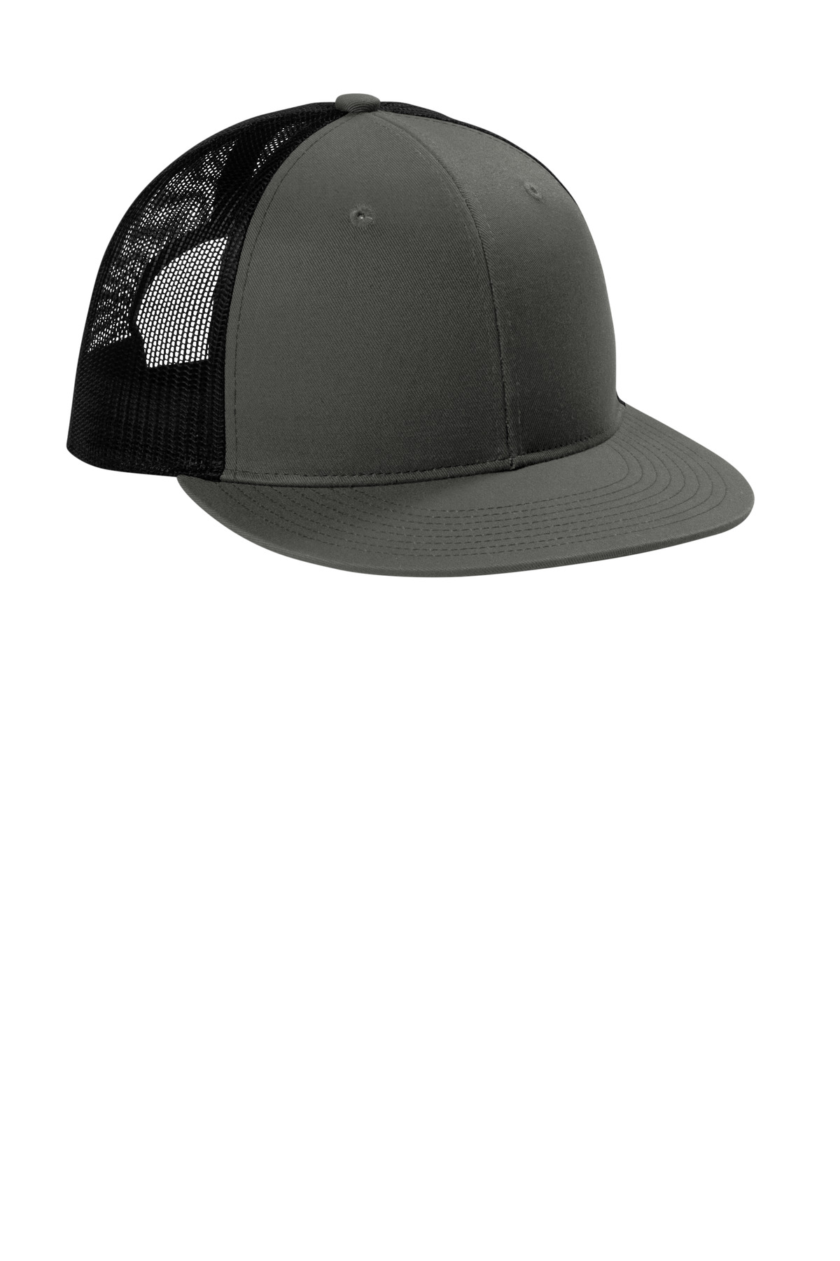 Port Authority Snapback Flat Bill Trucker Cap C407 1