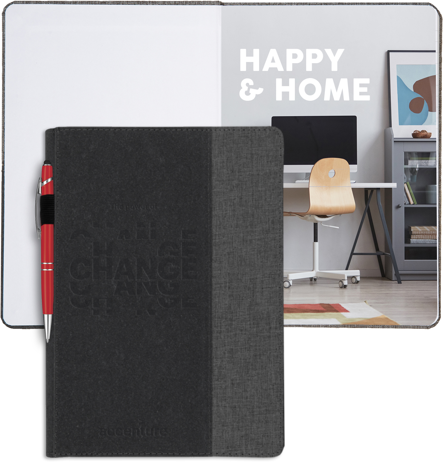 Large Reclaim Recycle Journal w/ Tip-In