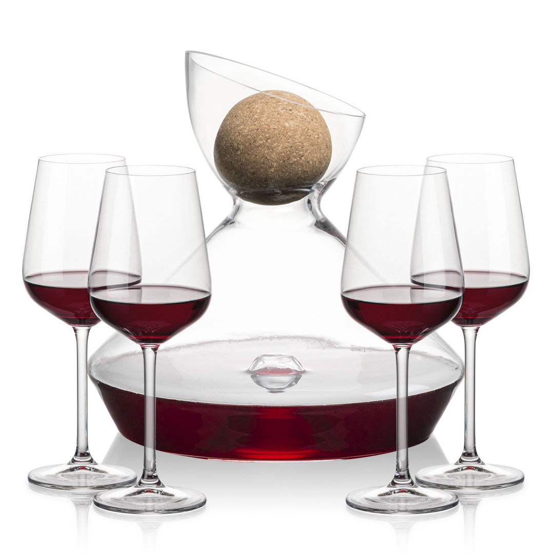 Woodbury Carafe w/Cork Stopper & Elderwood Wine 3