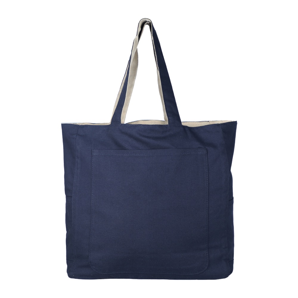 10 Oz. Cotton Reversible Jute Protean Tote Bag (Reversible) 3