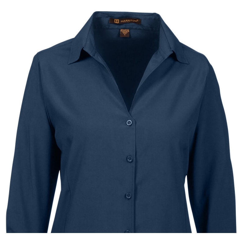 Harriton Ladies' Paradise 3/4-Sleeve Performance Shirt 2