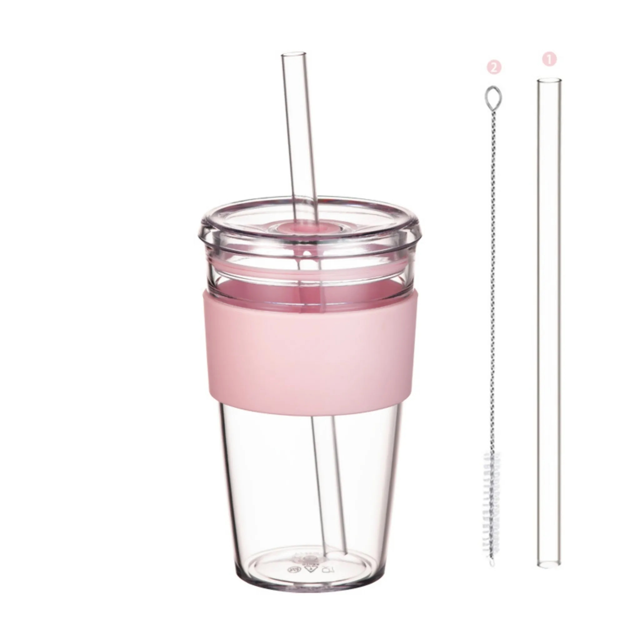 Tritan Sleeve Straw Water Cup 7